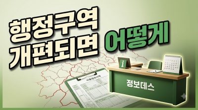 행정구역 개편 시 지원금은 어떻게 되나