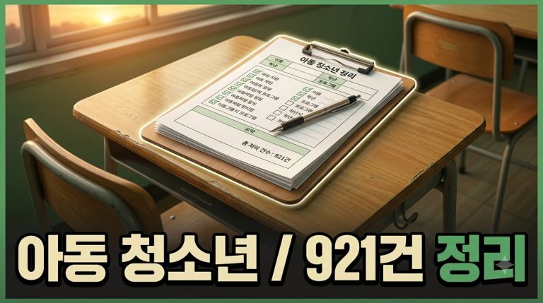 아동·청소년 지원금 — 해피나눔 종합