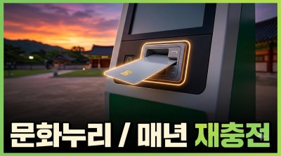 문화누리카드, 매년 재발급·재충전 챙기는 법