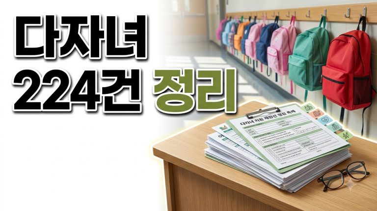 다자녀 가구 지원금 — 해피나눔 종합