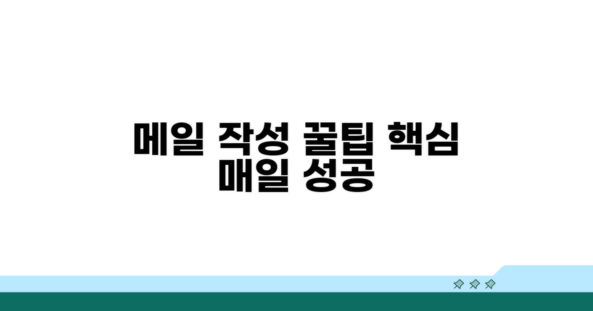 효과적인 메일 작성 팁 모음