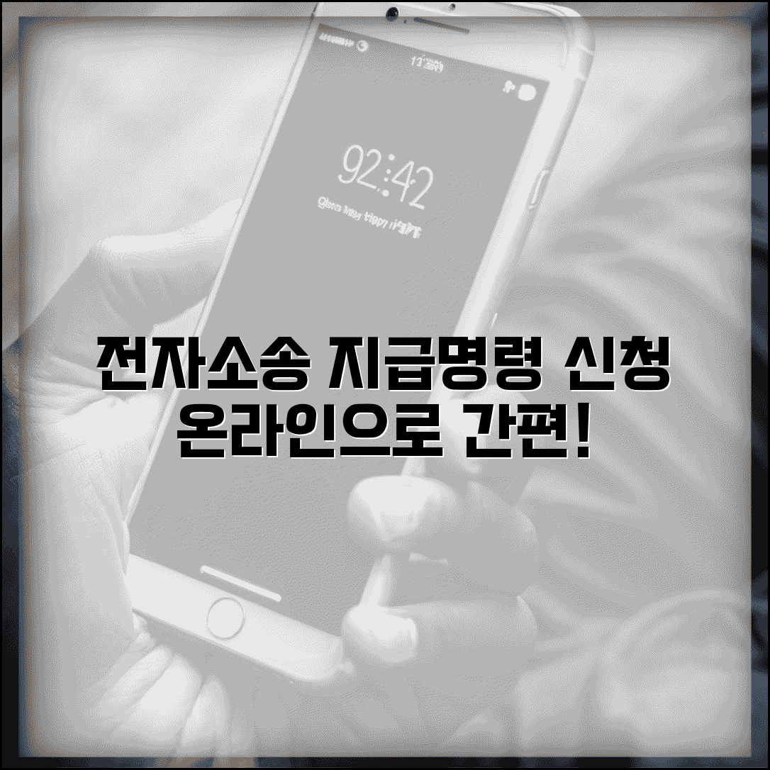 지급명령 전자소송 신청 | 온라인 지급명령 신청 방법