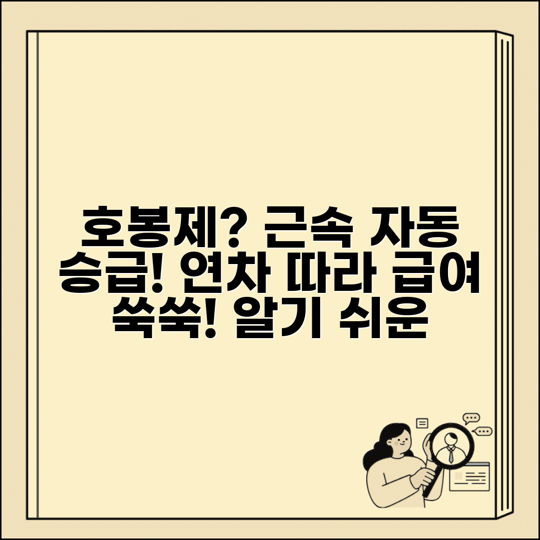 호봉제란 근속 승진 제도 | 근무연수에 따른 자동 승급과 급여 인상 시스템