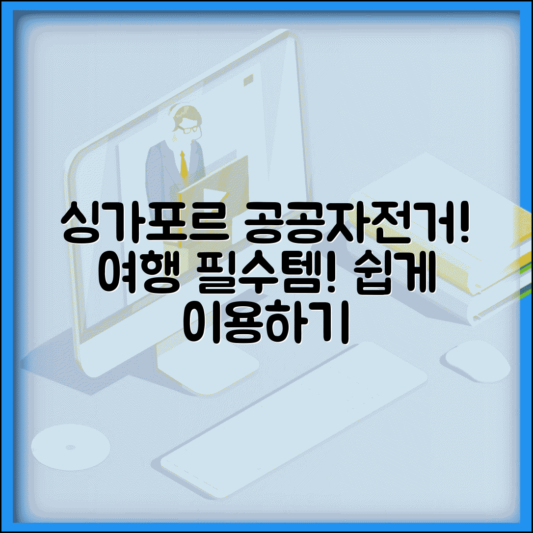싱가포르 공유 자전거 해외 여행 | 싱가포르 관광용 공공자전거 시스템 이용법