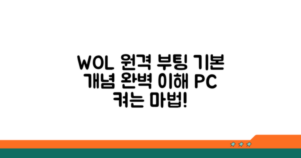 WOL 원격 부팅 기본 개념 이해