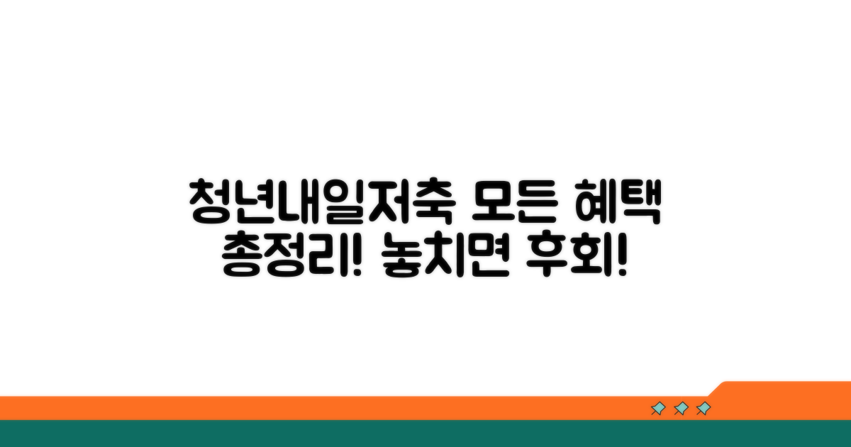 청년내일저축계좌 혜택 총정리
