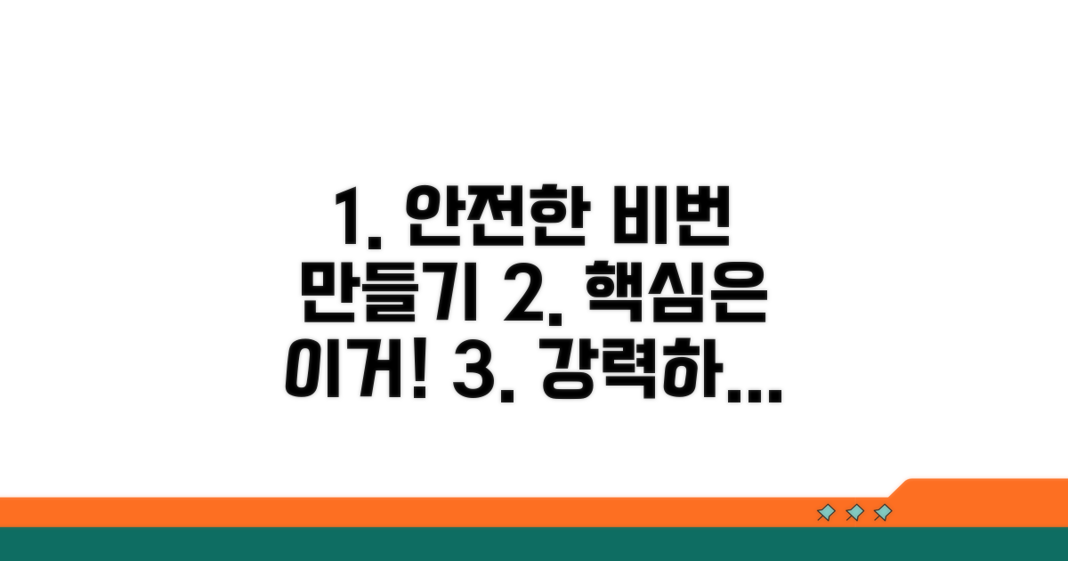 안전한 비밀번호 설정 가이드