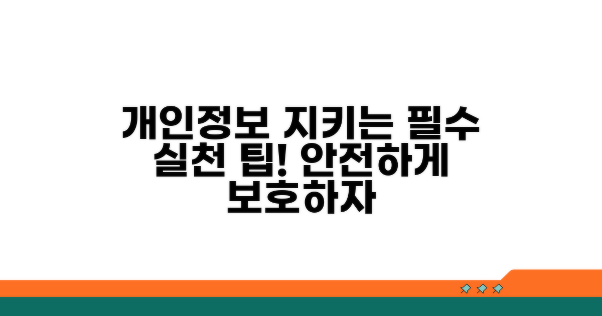 개인정보 보호를 위한 실천 방안