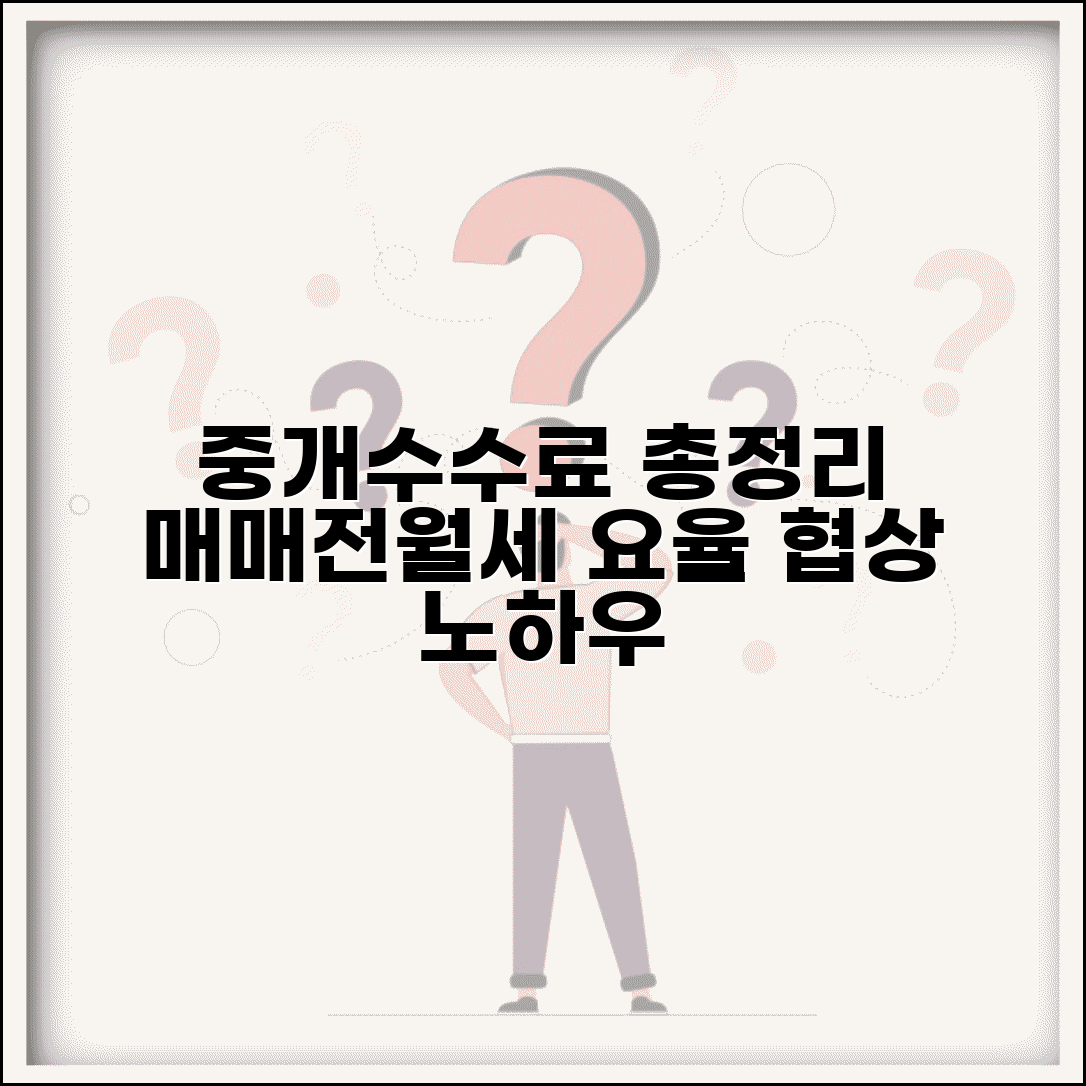 중개수수료 요율표 최신판 총정리 | 매매 전세 월세별 수수료율과 절약하는 협상 노하우