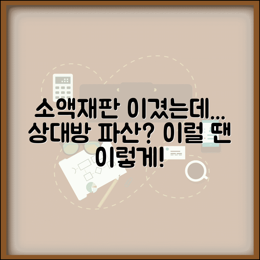 소액재판 판결 후 상대방이 파산신청하면 어떻게 되나요 | 소액재판판결 | 채무자파산 | 영향