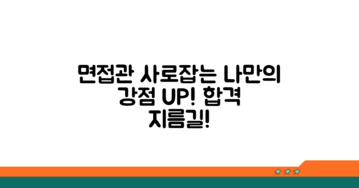 면접관 사로잡는 나만의 강점