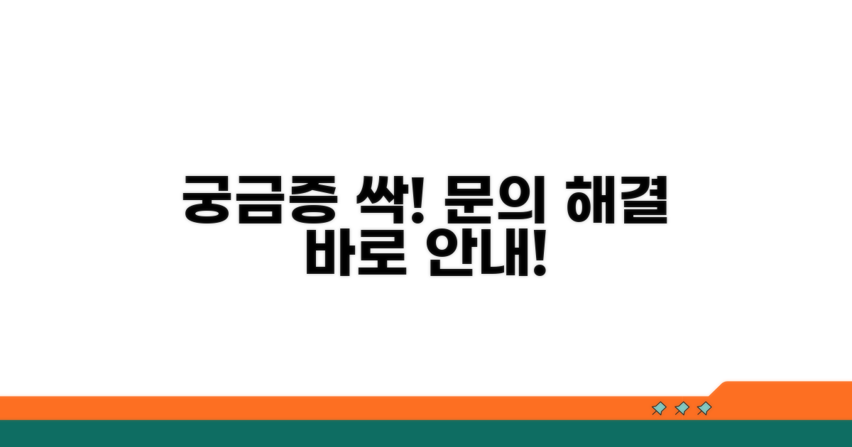 궁금증 해결과 문의 안내