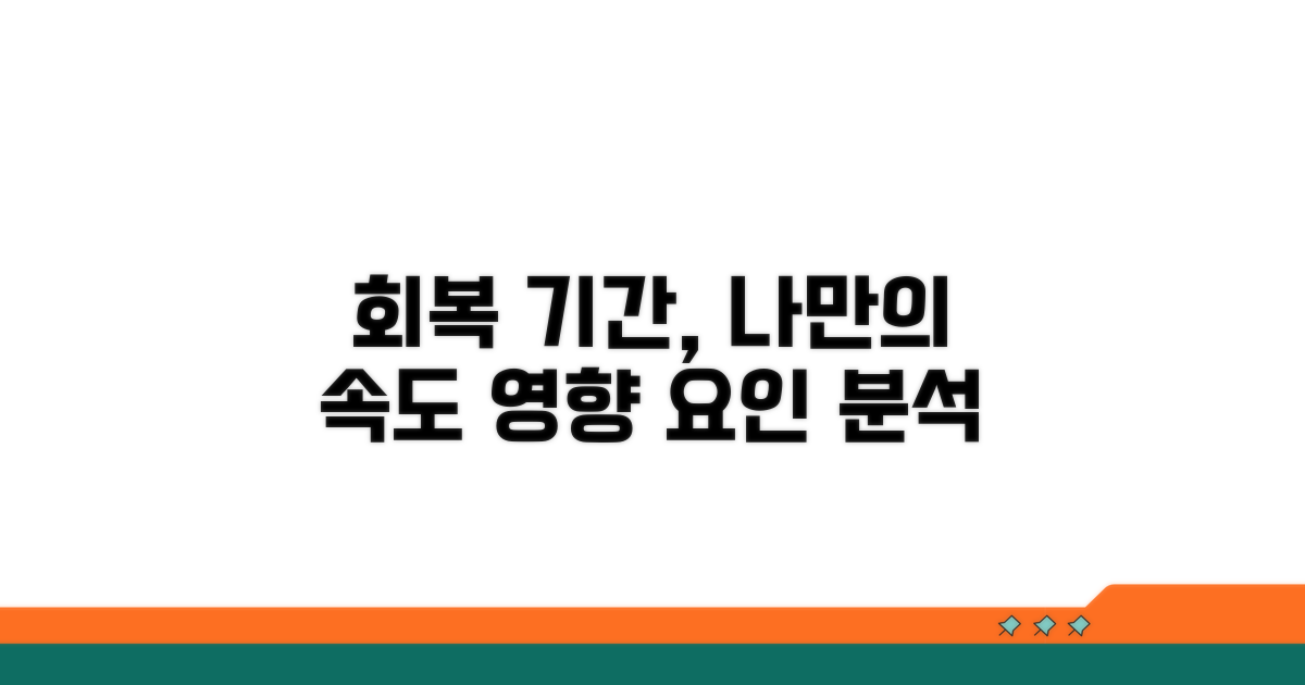 회복 기간, 개인차와 영향 요인