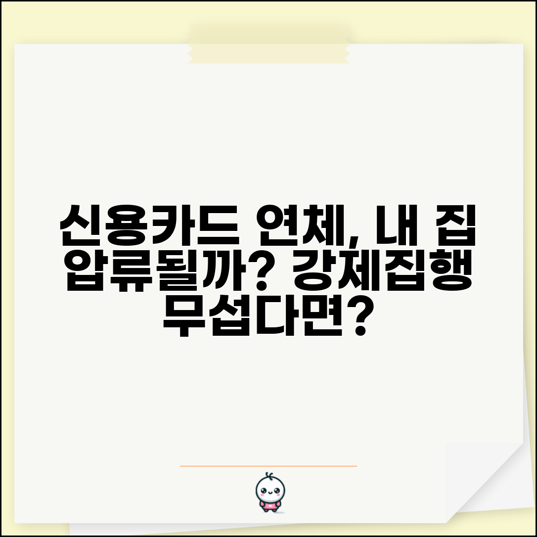 신용카드 연체 집 압류 되나 | 신용카드 연체로 인한 강제집행과 주택 압류 가능성
