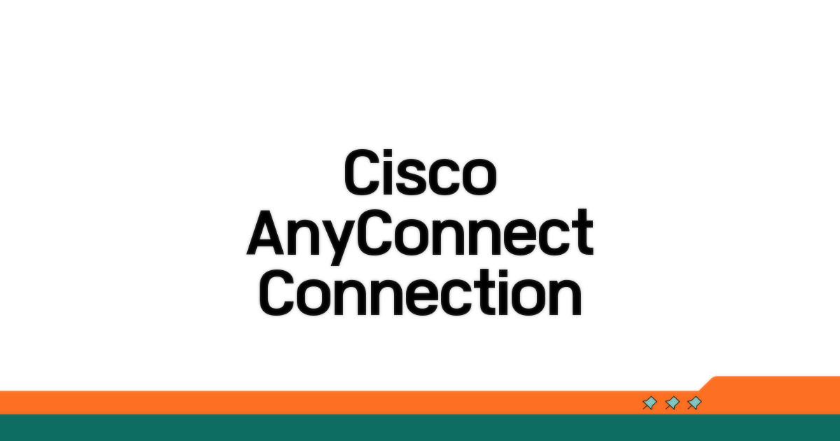 Cisco AnyConnect 연결 오류 해결법