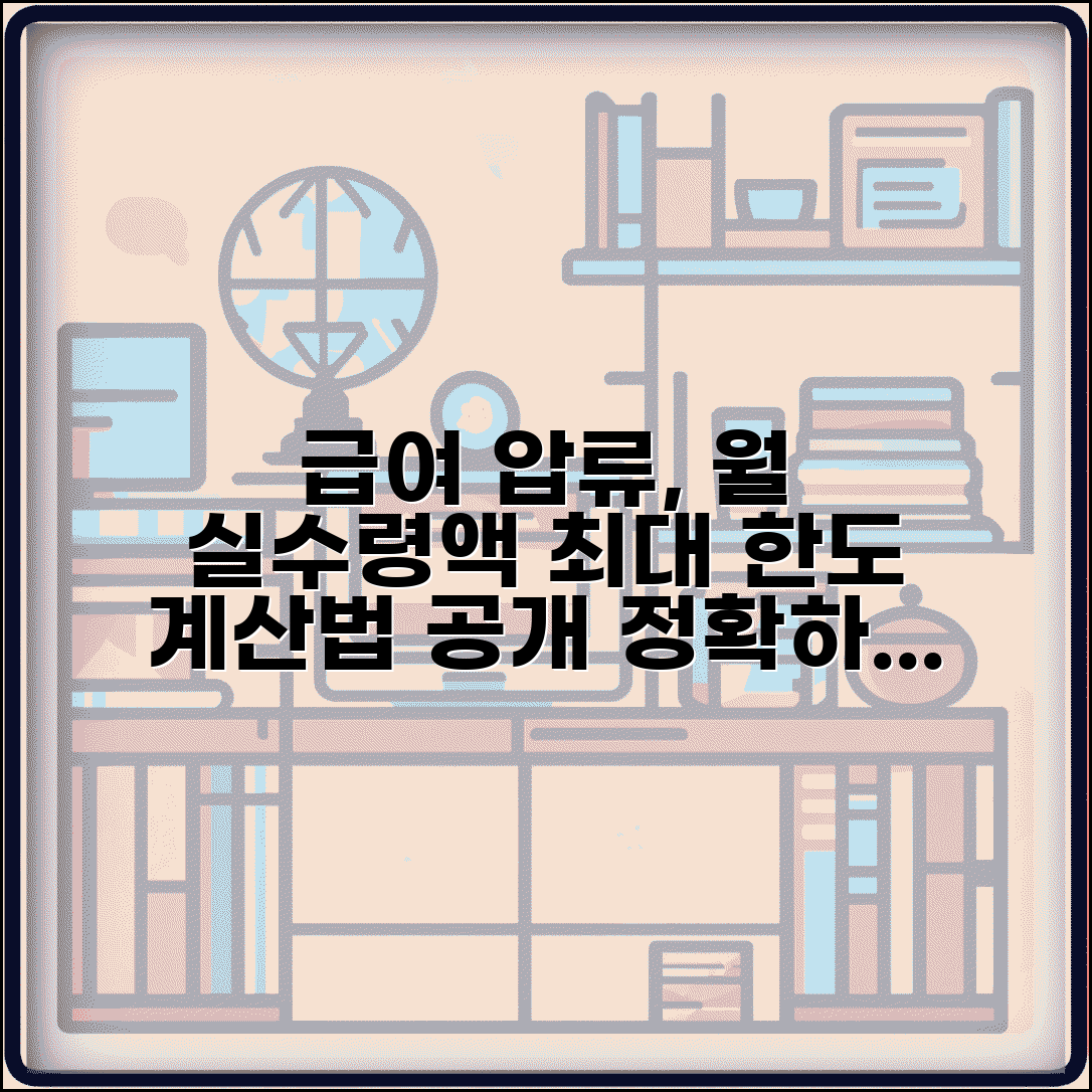 급여 압류 금액 계산법 | 월급 압류 한도 공제 후 실수령액