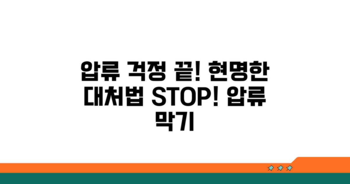압류 걱정 끝! 현명한 대처법