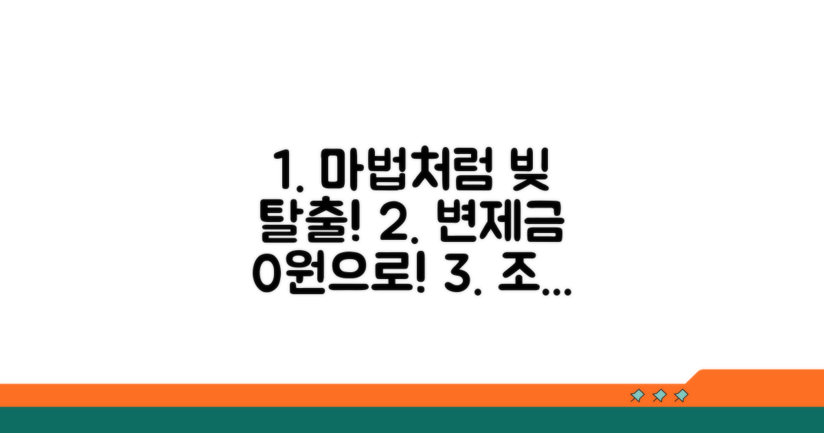 채무 해방 마법, 변제금 납부 조회