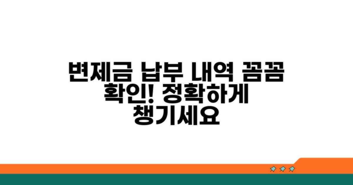 변제금 납부 내역 상세 확인
