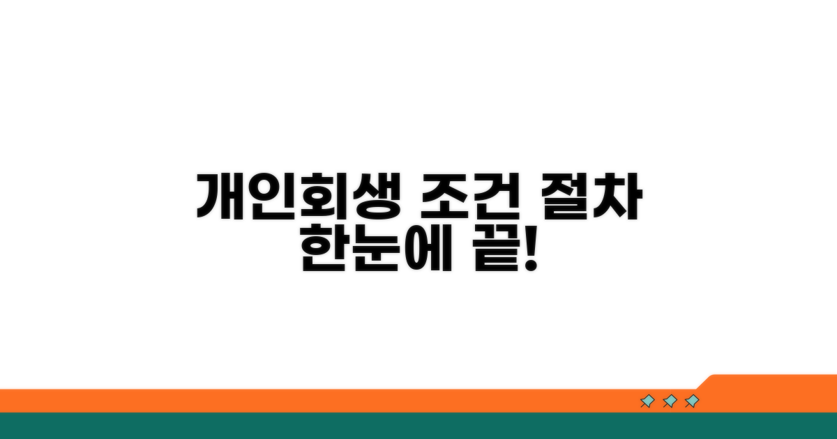 개인회생 조건과 절차 분석