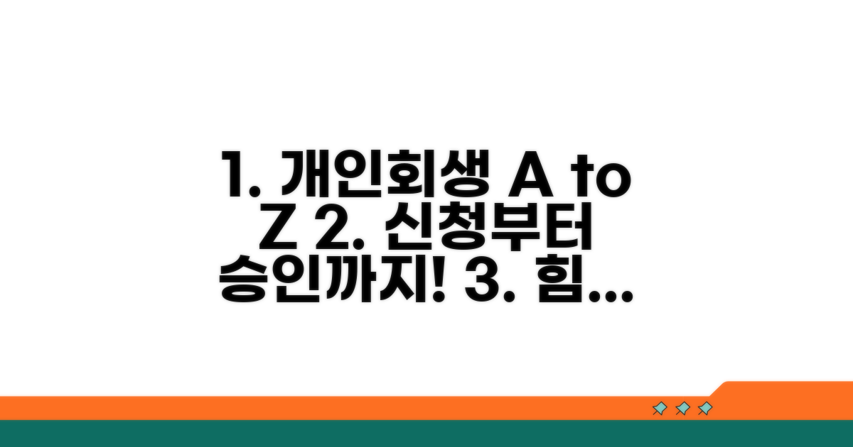 개인회생 절차와 신청 방법