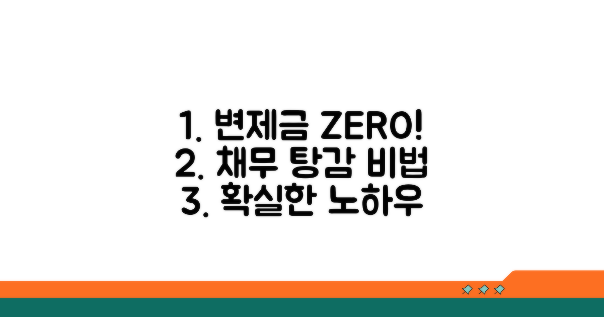 변제금 납부와 채무 탕감 노하우