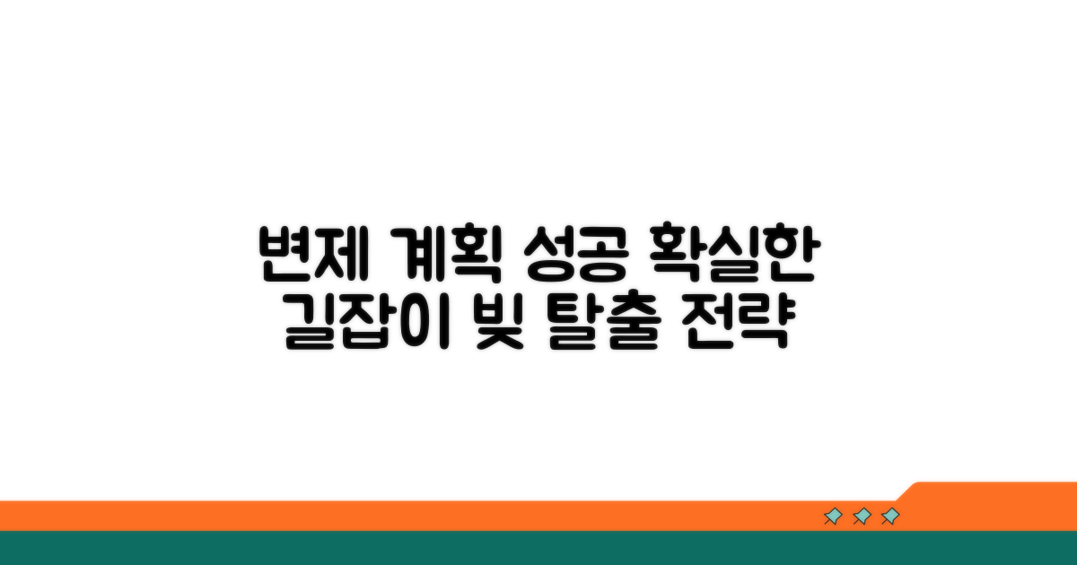 성공적인 변제 계획 세우기