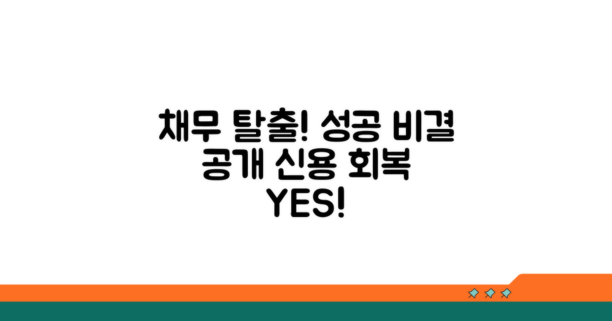 채무 조정 성공 노하우 공개