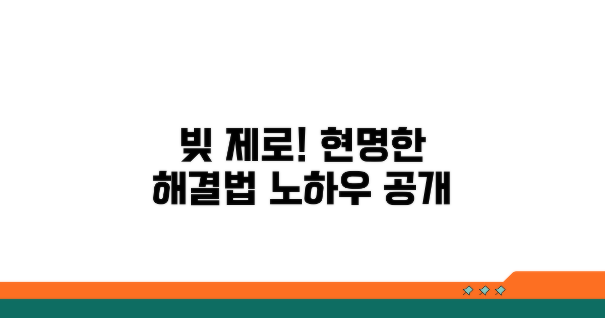 성공적인 채무 해결 노하우