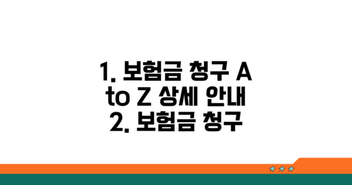 보험금 청구 방법과 절차 상세 안내