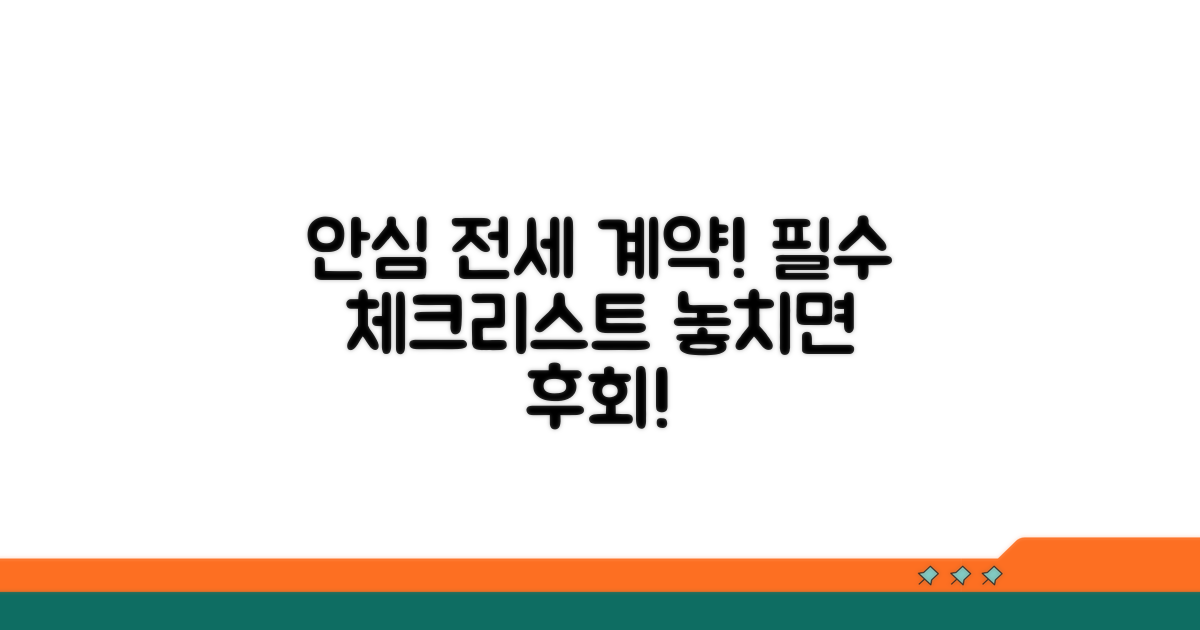 안심 전세 계약 위한 필수 가이드