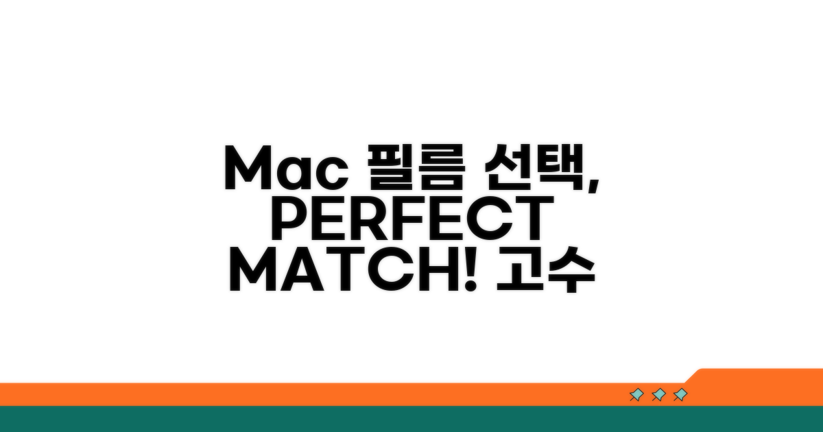 내 Mac에 맞는 필름 선택 가이드