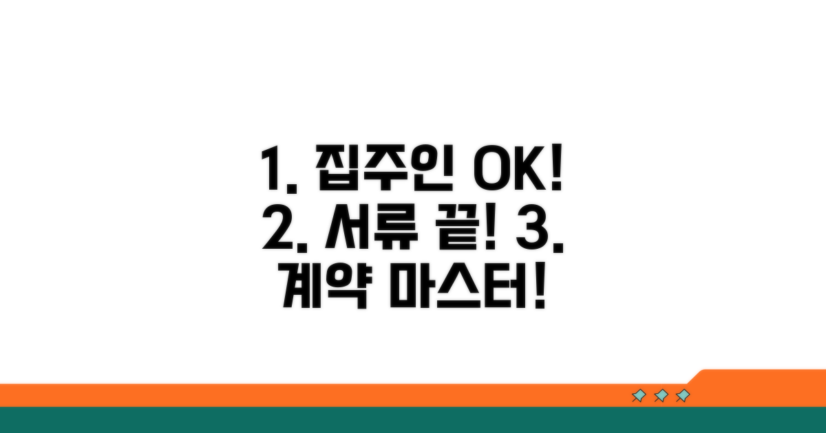 집주인 동의부터 서류 준비까지