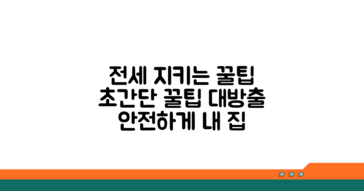 내 전세 지키는 꿀팁 대방출