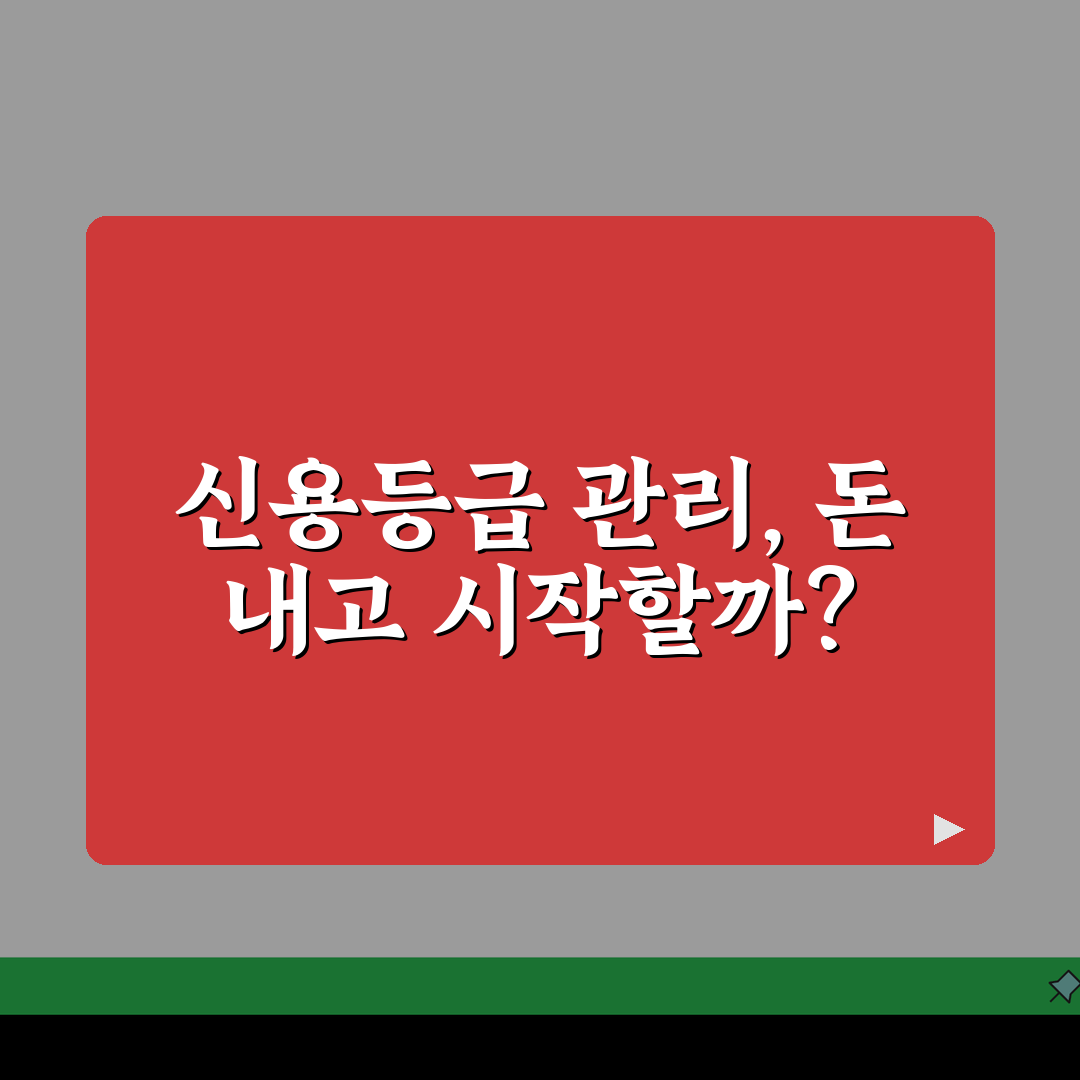 신용등급 관리업체 수수료 내고 이용할 가치 있나요 | 솔직후기, 직접 해보니 이랬어요