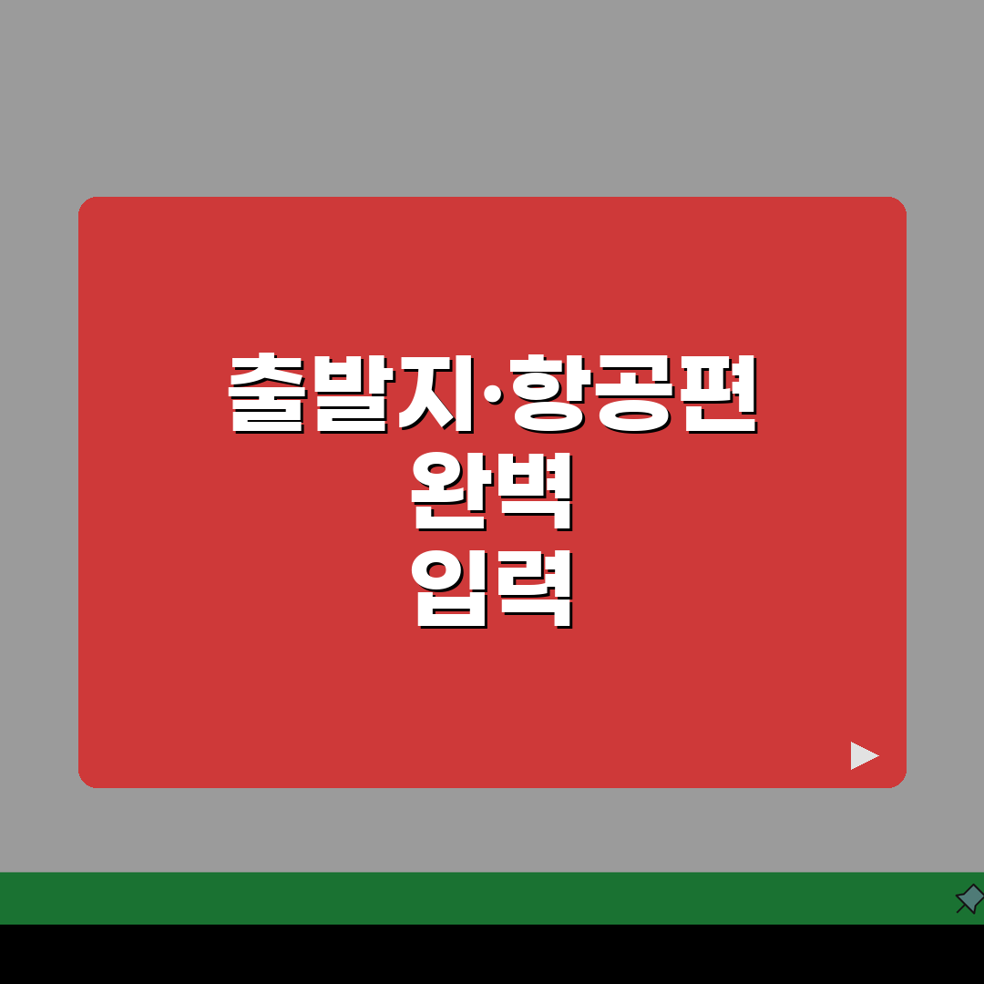 비짓재팬 출발지 정보 입력하기 | 항공편 등록 팁 | 오류 없이 작성하는 법 체험기